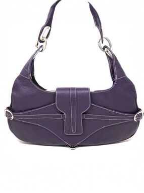 GUIA’s plum colored leather purse, made in Italy - NWOT